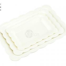 花邊長方餐盤(4、6PCS