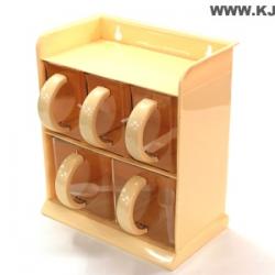 173套把五格調味盒