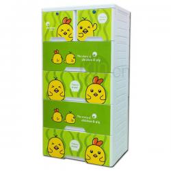 五層整理柜-帶鎖（歡樂(lè)