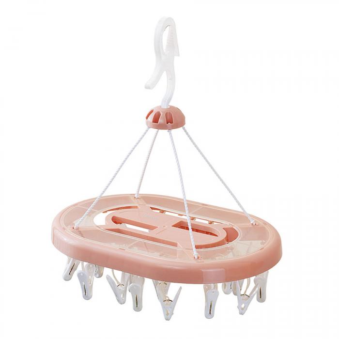 晶彩長圓形24夾晾衣架