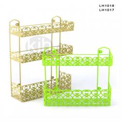 雕花方型二層、三層架