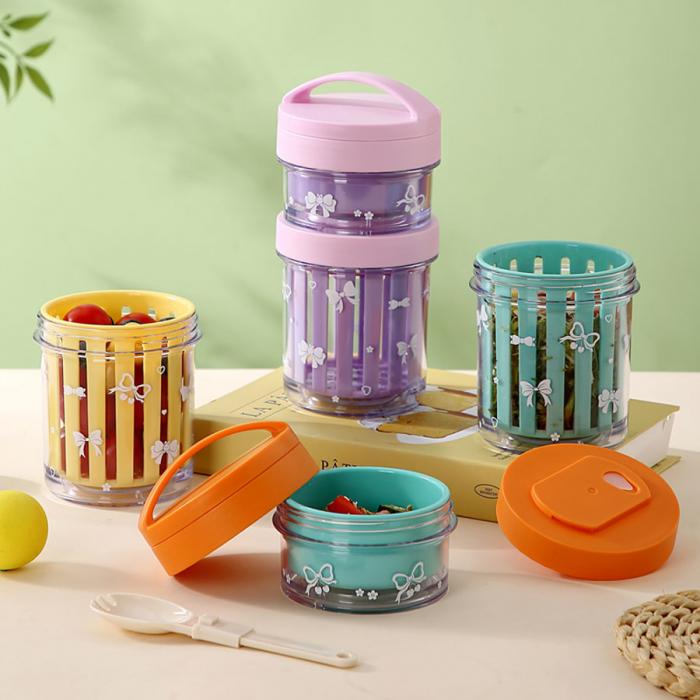 便攜式水果沙拉杯500m