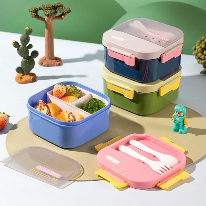 飯盒1250ml(帶餐具+獨(dú)