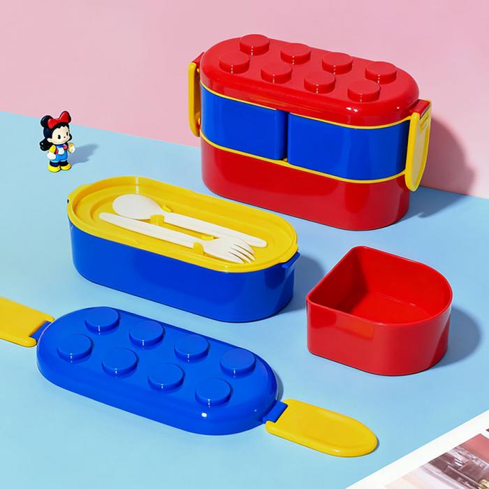 積木雙杯便當盒(900ML